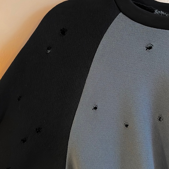 Michael Lauren Distressed Sweatshirt - Picture 2 of 6